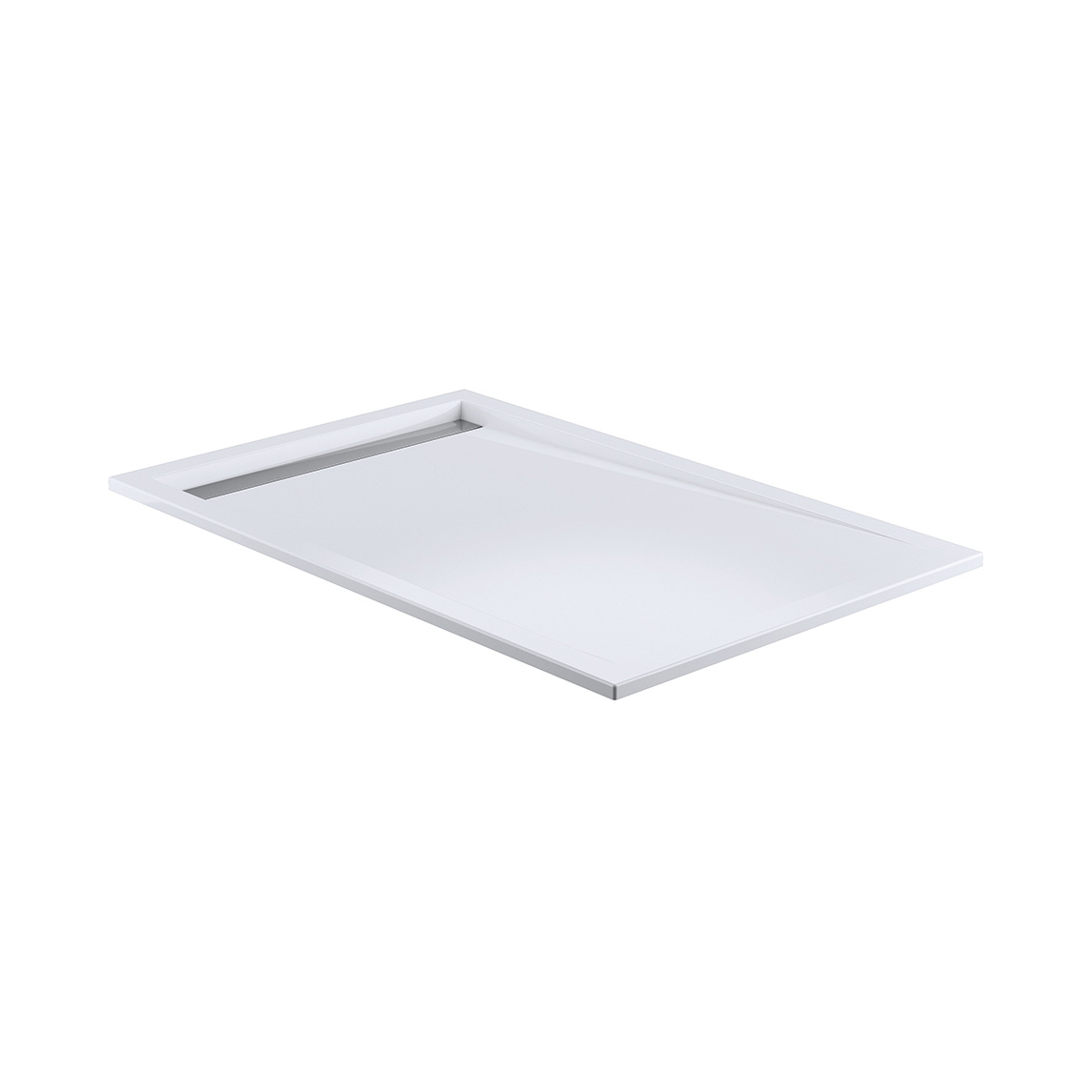 Rectangulaire avec rigole étroite