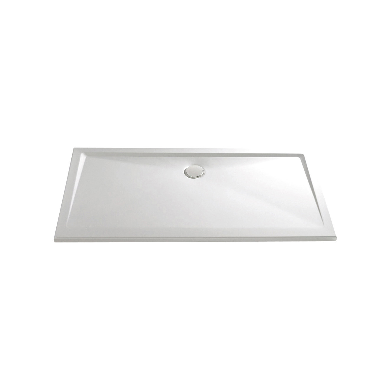 Rectangulaire extra-plat avec évacuation centrale
